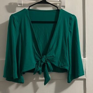 Green resort top by Klassy network